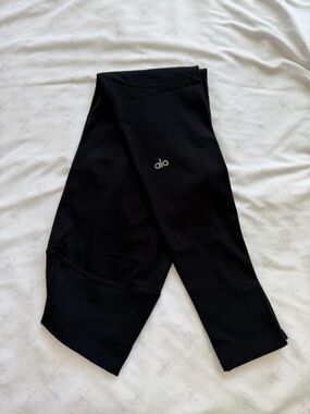 ALO Yoga Kids Black Stretch Performance Leggings